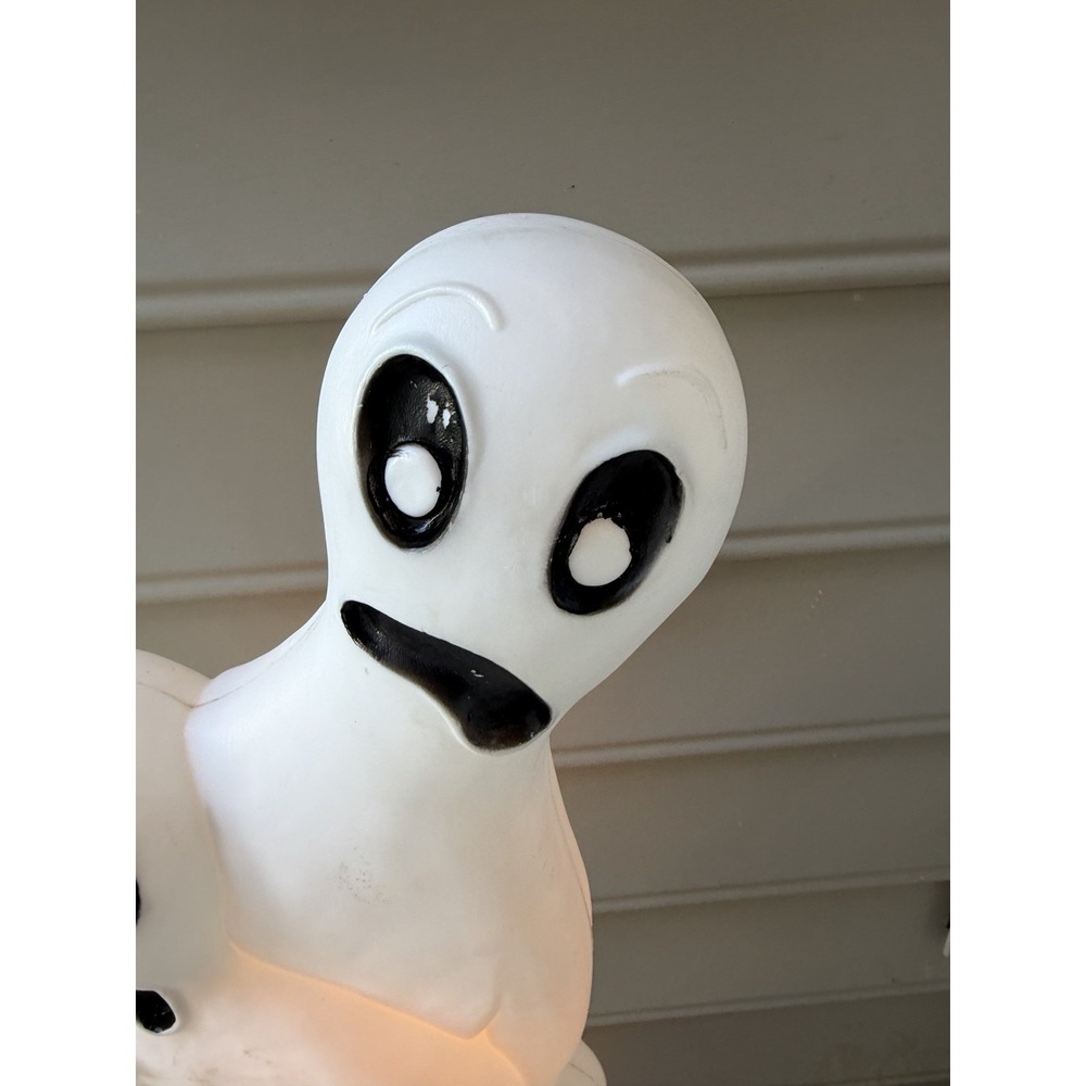 1995 40" Union Products Ghosts Tombstone Lighted Blow Mold Halloween Vtg Works - Picture 2 of 8